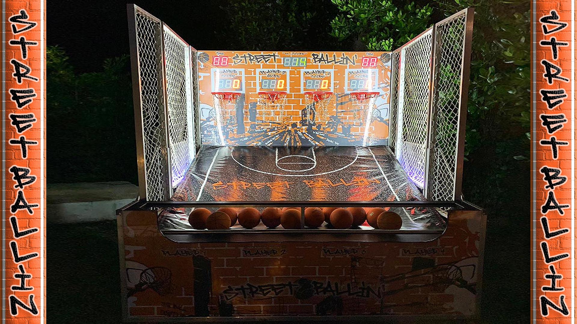 arcade basketball game rental south florida